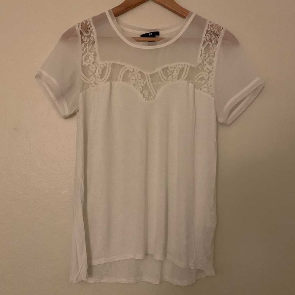 H&M White Tee